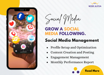 Ready to conquer social media? Let Webs Alpha guide you! Elevate your brand across major platforms with our top-tier management services. 
#WebsAlpha #VinodIshwar  #explore #explorepage #grow #uniquedesigns