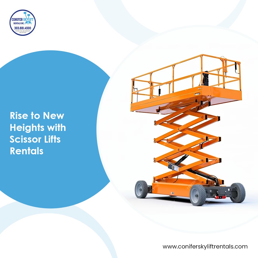 Scissor lift for rent in Denver? Look no further! Conifer SkyLift Rentals offers premium scissor lifts for all your aerial work needs. Reach new heights with us! 

bit.ly/3PJayDi  

#ScissorLift #Denver #ConiferSkyLift