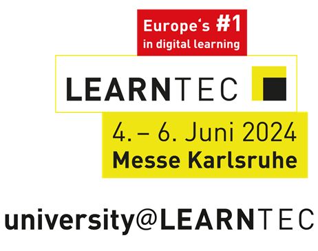 👉#LEARNTEC in Karlsruhe, #Europas größte Messe für #digitaleBildung, 4.-6.6.24.
👀Dabei sein, austauschen und vernetzen: Wir gestalten das Sonderprogramm #university@LEARNTEC mit. Thema: #OER und Qualifizierung von Lehrenden.
#digitalelehre
learntec.de/programm/