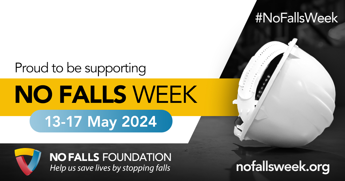 #CISRS is supporting @nofallsweek May 13-17 – are you? 🤷🏻‍♂️

Find out how you can get involved to help make #construction #workatheight safer 🦺
ow.ly/OPTY50RnQhr

#NoFallsWeek #FallPrevention #SafetyFirst #HeightSafety #ConstructionIndustry #SafetyAtWork #BuildingSafety