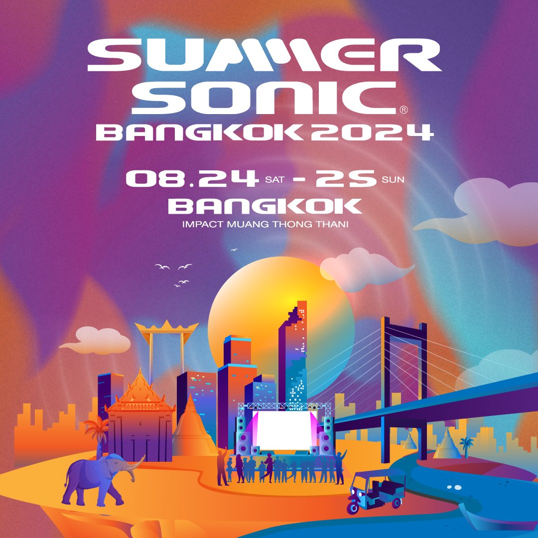 TICKETS ON SALE NOW 🔥🔥🔥 พบกับความสนุกแบบไร้ขีดจำกัดใน SUMMER SONIC BANGKOK 2024 เปิดจำหน่ายบัตรพรีเซลล์แล้ววันนี้ราคาดีที่สุด 🎫bit.ly/3QgKlfM #summersonic #summersonicbangkok #summersonicbkk