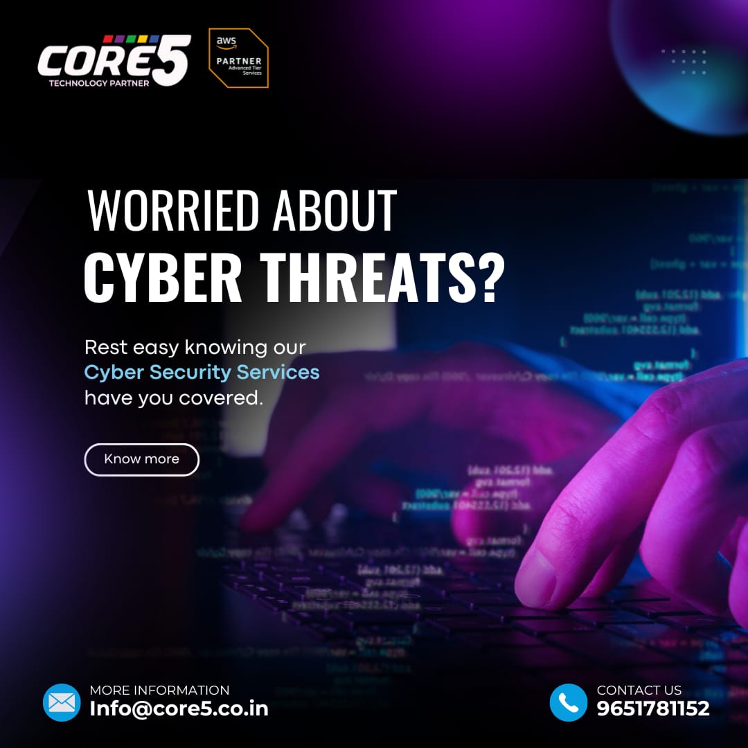Core5systems's tweet image. Protect your digital assets! 

Cyber threats are on the rise, but with our comprehensive security solutions, you can rest easy knowing your data is safe.

Stay one step ahead in the digital landscape. 

#ProtectYourData #Core5solutions

#Cybersecurity
#core5 #AWS2024Vienna