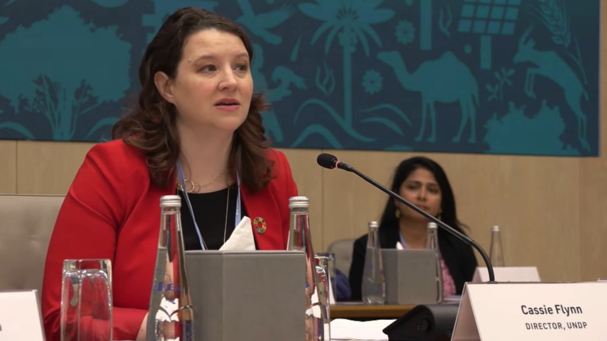 1/2.“Right now in East Africa floods and droughts are fluctuating interchangeably. Often communities don’t have time to breath before the next #ClimateCrisis hits.” @UNDPclimate Director, @cassie_flynn, reminds Board members why the #LossAndDamage Fund must get to work urgently.