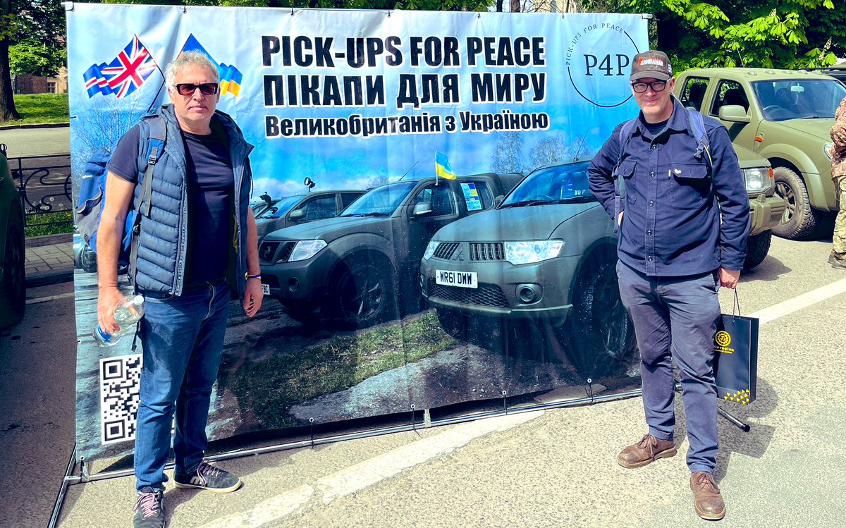 We got there in the end. Amazing journey, with co-driver James Bonallack, 1,700km, Calais to Lviv. Thanks @pickupsforpeace, @BritUkrAid  (who found the ULEZ car) & our generous supporters. Give 🇺🇦 what they need ❤️
