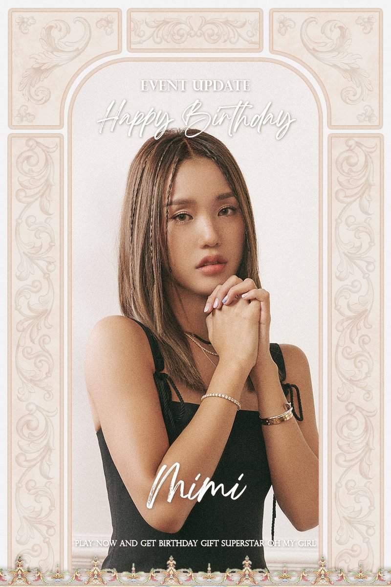 [🍰 SSOM] ‿୨♡୧‿HAPPY MIMI DAY‿୨♡୧‿ SUPERSTAR OH MY GIRL이 준비한 미미 생일 기념 스페셜 패키지와 이벤트들을 만나보세요! 📅2024.04.30. - 2024.05.07. 14:00 (KST)​ 🔗bit.ly/3kfgsj8 #슈퍼스타오마이걸 #슈스옴 #SUPERSTAROHMYGIRL #SSOM #미미 #MIMI