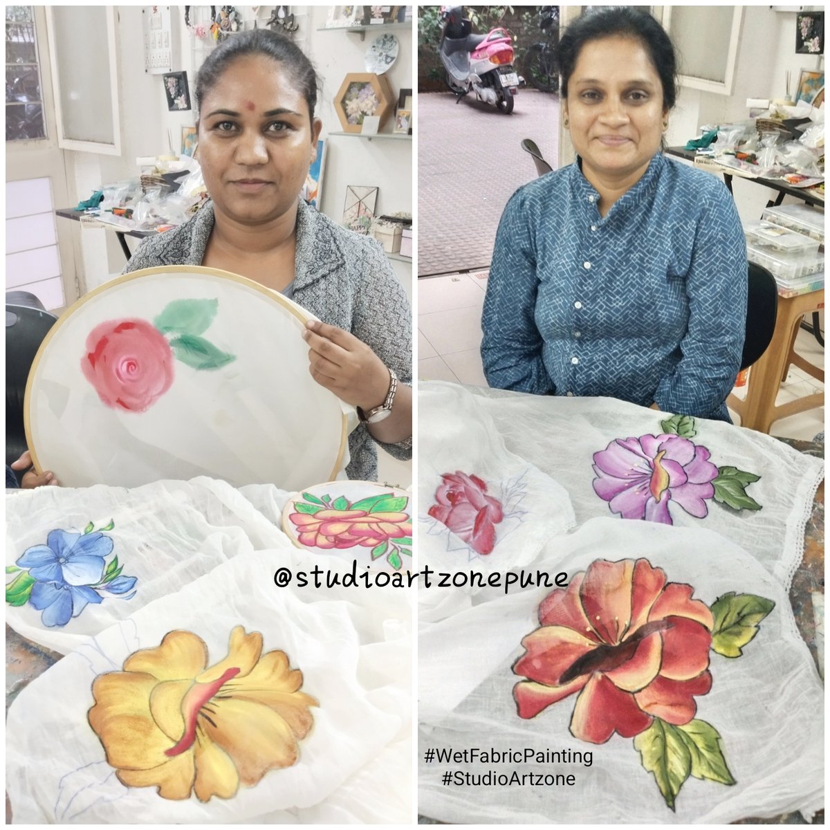 #wetfabricpainting #fabricpainting #studioartzone #workshopsinpune #puneclasses #studioartzonepune #studentwork

Glimpses of the Wet Fabric Painting Workshop @ Studio Artzone