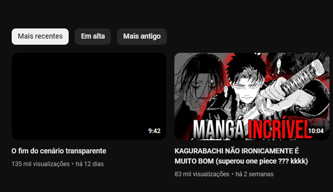 acho engraçado que o Pcini fez vídeo elogiando Kagurabacchi e o canal ACABOU, os sinais estão aí