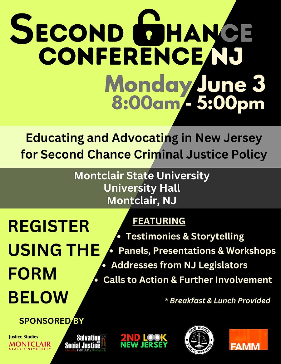 New Jersey! Join FAMM and partners and get involved with #SecondChances!
secondlooknj.org/conference