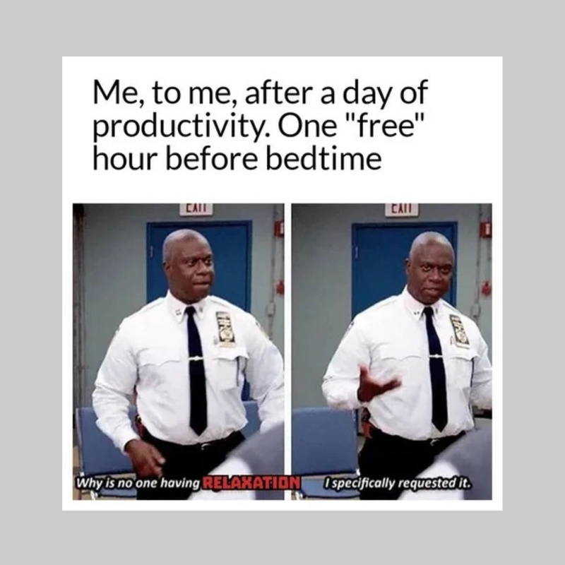 🌟 Productivity level: expert! Time to make this free hour count. How do you unwind after a productive day? Share your tips below! #GregCannon #Branding #Marketing #gcannTips #BusinessMeme #GoogleSearchRanking #GoogleMeme #MarketingMeme #Interstate15 #i15offical