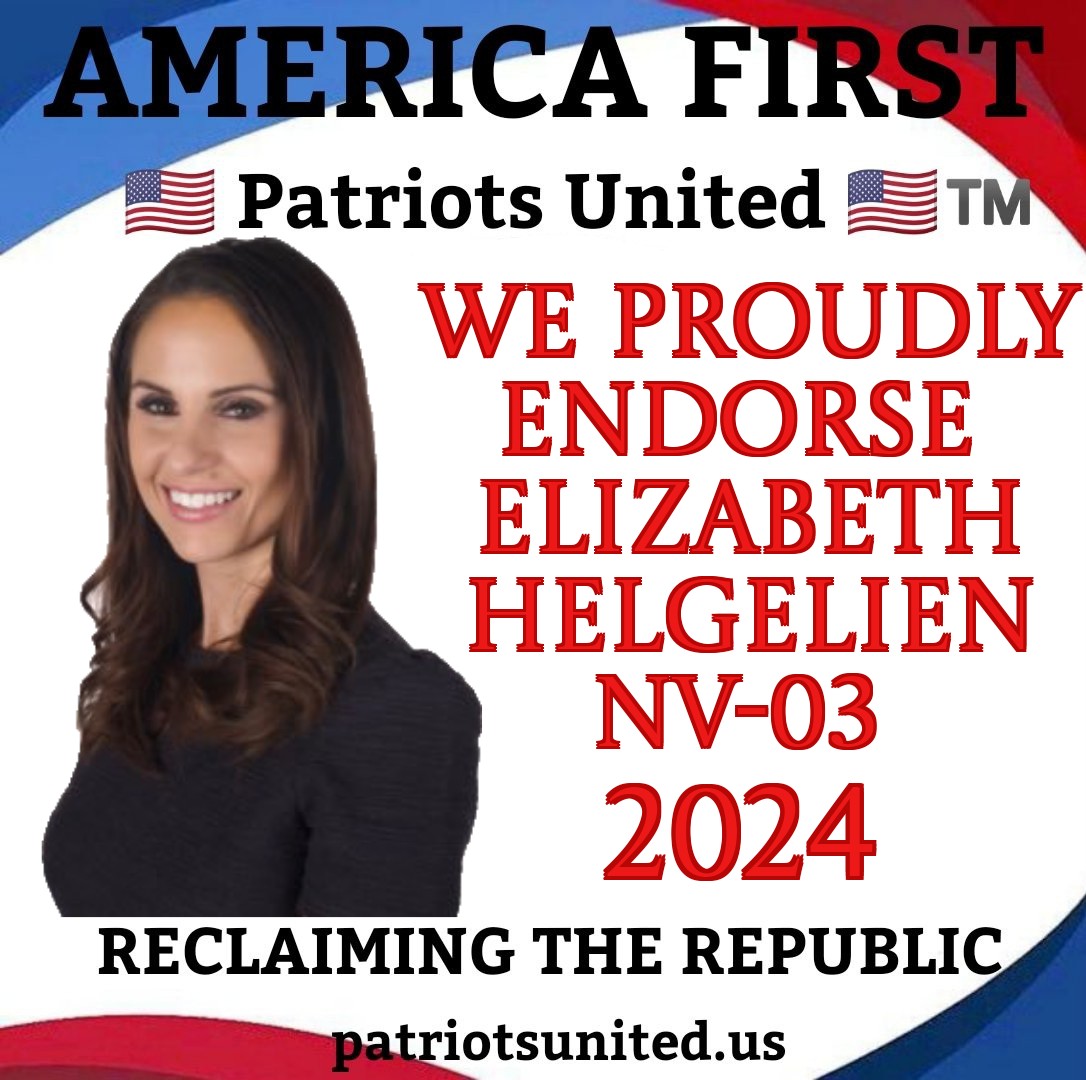 We here at PATRIOTS UNITED agree with @ogwausa completely! It takes real grassroots fighters to win. That's why we're proud to support our brothers and sisters who keep America powered and endorse @ElizabethForNV as we move forward.