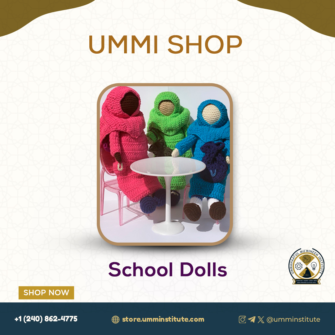 🌼 Transform study sessions into adventures with our UMMI school dolls by your child's side! 📚🚀 Let creativity and education intertwine in your child's playtime. 🎨 Check out this and more exclusive products at store.umminstitute.com/product/dolls/… #UMMISolutions #UMMInstitute #Quran