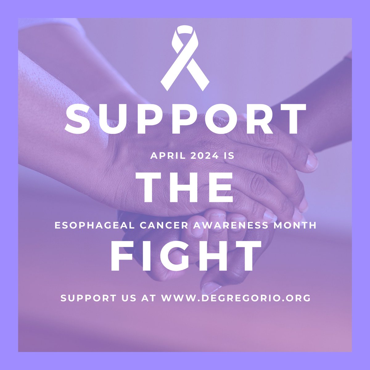 April is Esophageal Cancer Awareness Month. Let's unite to raise awareness and support those affected by this disease. Together, we can make a difference. 💪💙 #EsophagealCancerAwareness #FightCancer #StrengthInUnity