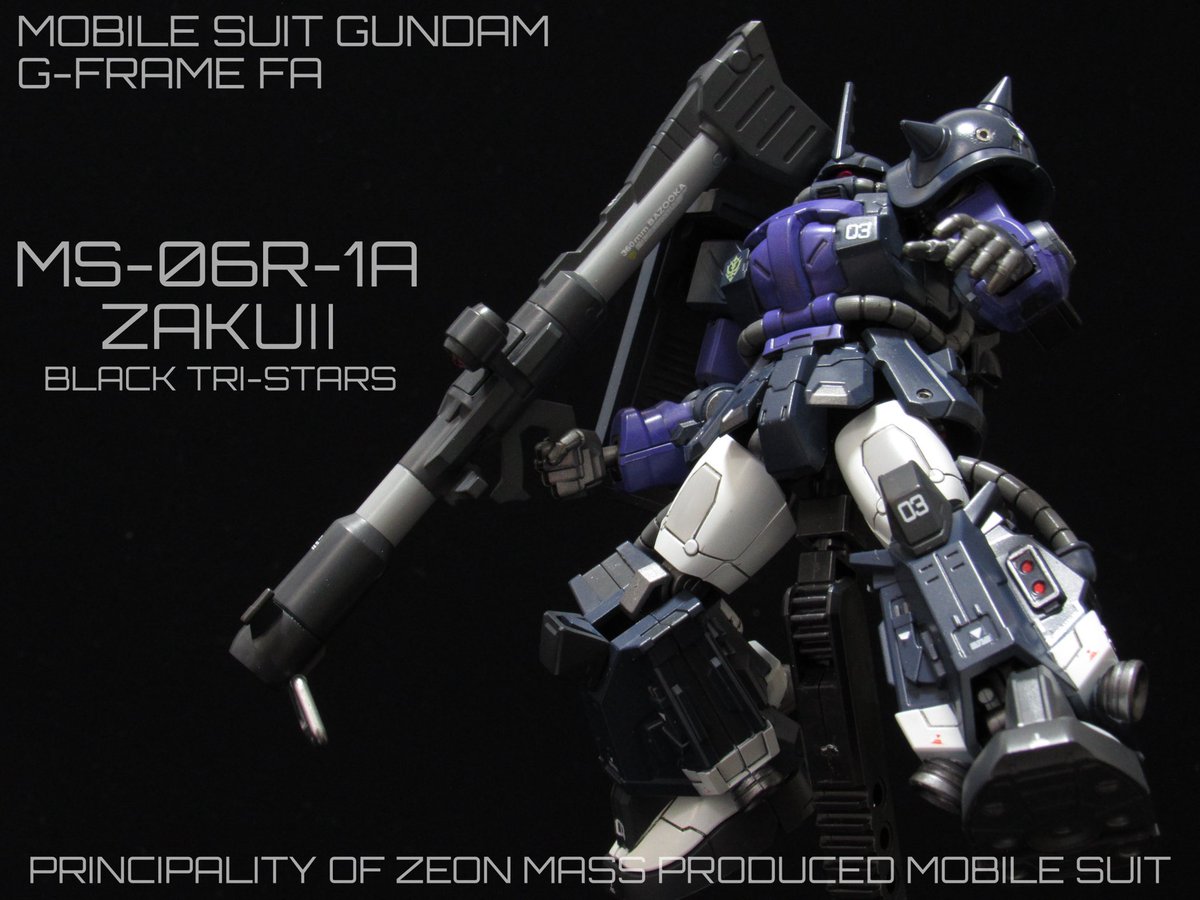NirvanaAxel's tweet photo. 機動戦士ガンダム
GフレームFA
MSV
黒い三連星
MS-06R-1A
ガイア専用高機動型ザクⅡ
#ガンプラ #gunpla #gフレーム #機動戦士ガンダム #MSV #gframe #gundam #黒い三連星 #blacktristars #リペイント #全塗装 #AXEL #ガンダム #gundam #projectAXEL #食玩 #ms06 #GフレームFA #gframefa https://t.co/1oBj2sJpkR