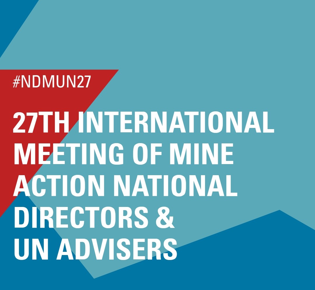 Inspired to join over 800 delegates at the #NDMUN27 discussing opportunities to build resilience of communities through investments in mine action & explosive ordinance risk education. Zimbabwe has a legacy of landmines & has committed to be mine free by 2025.
