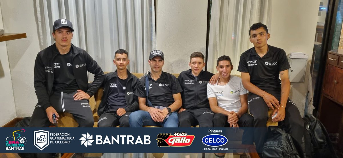 Bienvenidos, GW ERCO Shimano de Colombia 🇨🇴 listos para la Tercera Vuelta Bantrab.