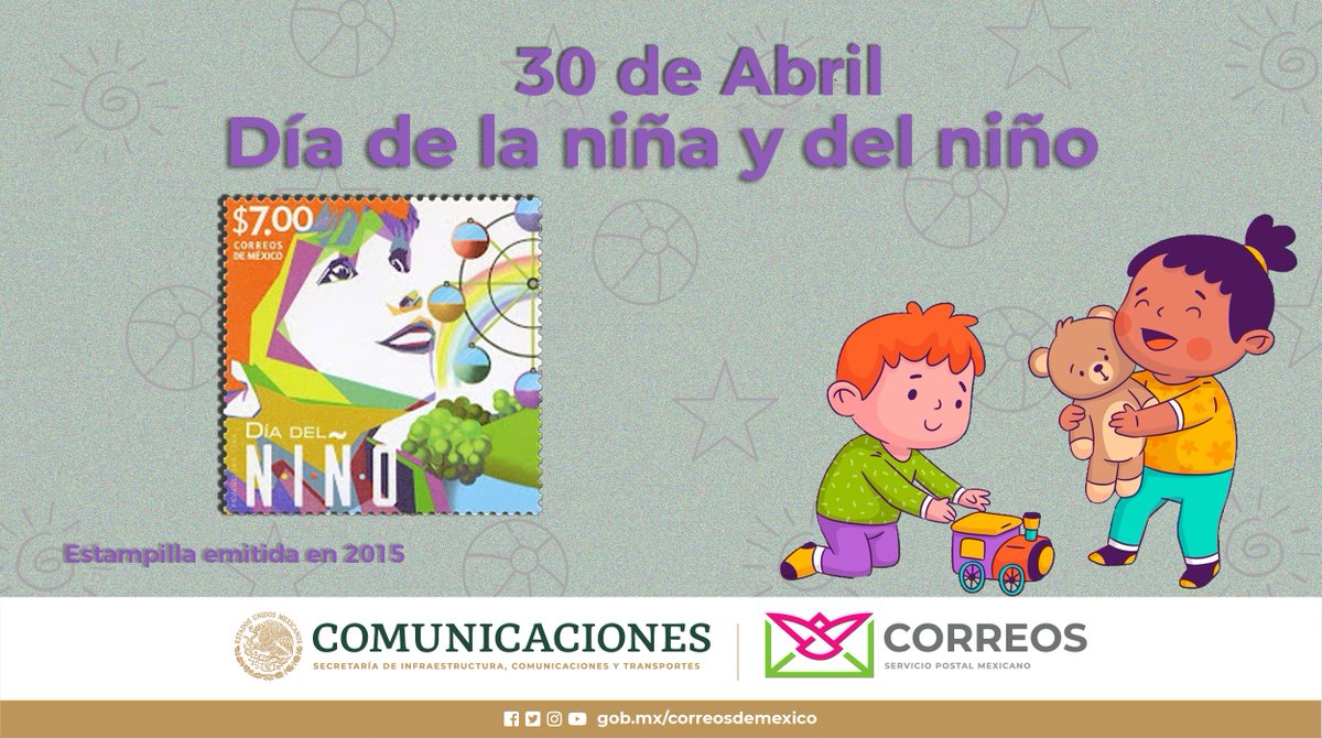 #SabíasQue en 1924, el entonces presidente Álvaro Obregón y el ministro de Educación Pública, José Vasconcelos, instauraron al 30 de abril para conmemorar el Día del Niño, esto con el fin de reforzar los derechos de los infantes y que así se pudiera crear una infancia feliz.