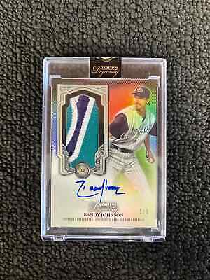 2023 Topps Dynasty Randy Johnson Dynastic Deed 3 Color Patch Auto 1/5 #ad #baseballcards cardpromoter.com/2024/04/29/bas…