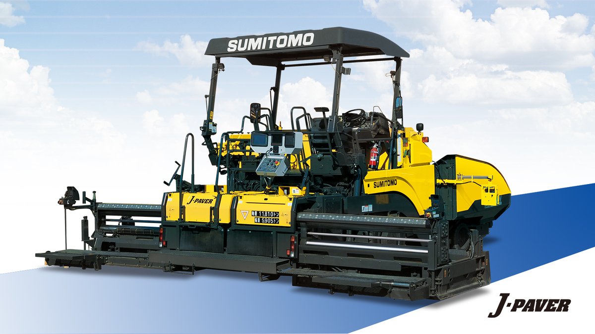 sumitomokenki's tweet image. CSPI-EXPO2024 住友建機の見どころ（5）

“自動ステアリング／自動伸縮スクリード”
住友建機が提案するこれからの
アスファルトフィニッシャ。

屋外会場でデモンストレーションを行います。
sumitomokenki.co.jp/cspi-expo2024/

#住友建機 #CSPI2024 #建設測量生産性向上展