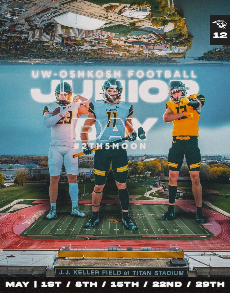 Thank you @UWOFootball @coachmaerob for the invite can’t wait to check it out!! @raccoonfootball