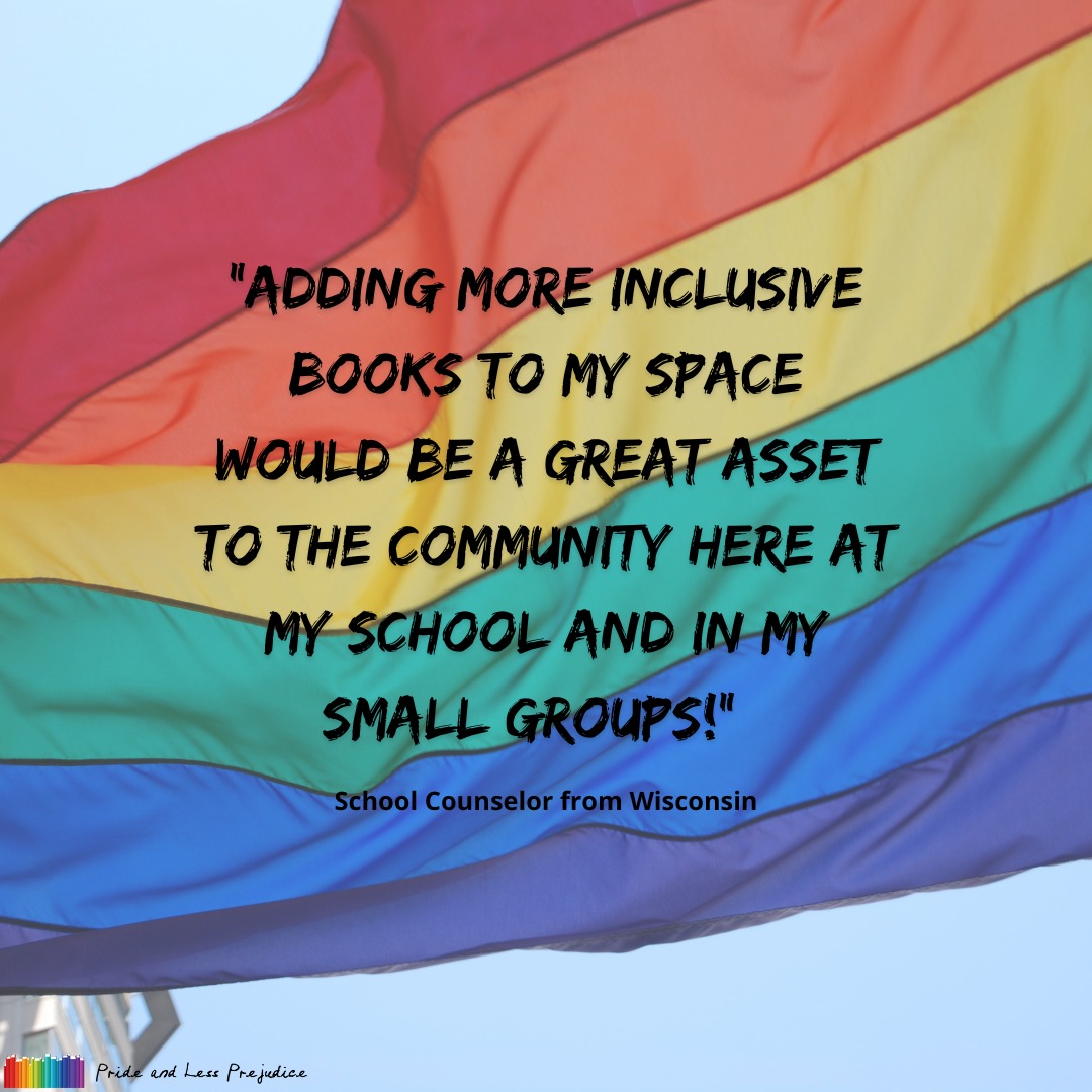 'Adding more inclusive books to my space would be a great asset to the community here at my school and in my small groups!' 📷 -School Counselor from Wisconsin 📷 #TestimonialThursday