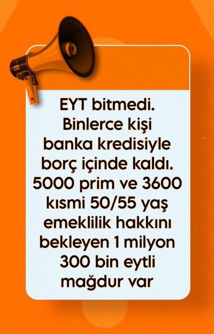 5000 Prim Ve Kısmi Emeklilik 
Meselesinin acil çözümü için, devlet bürokrasisin derhal bu konuya el atması, Mağdur ve ailesi için çok önemli bir hale gelmiştir.
@isikhanvedat
@memetsimsek
@eczozgurozel
#EmeklininHayaliKalmadı
#5000KısmininHayatıKaydı