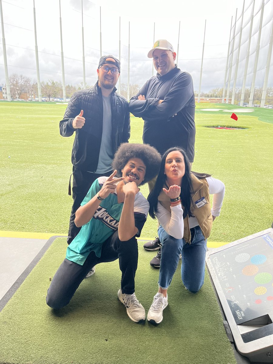 Having fun @Topgolf with @haley_darling @BrettKFAN and @KFANFIGHTS for the @CrohnsColitisFn … far from the Worst Case Scenario for a Monday evening