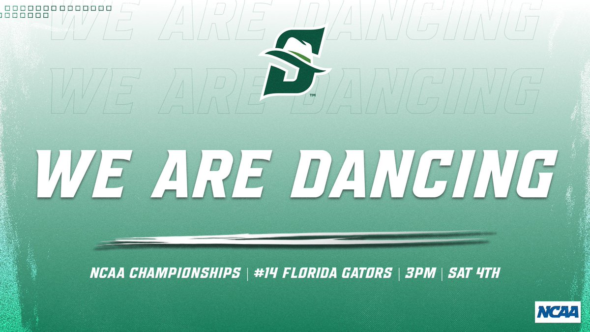 Women's Tennis takes on Florida in the NCAA Tournament on May 4th at 3pm in Gainesville! #GoHatters