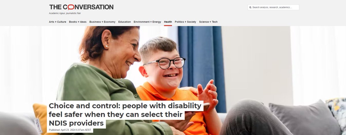 ANU Crawford School of Public Policy (@anucrawford) on Twitter photo Dr <a href="/LauraKDavy/">Laura Davy</a> and <a href="/DrSophieYates/">Sophie Yates is over at Bluesky now</a> have contributed an insightful article to the <a href="/ConversationEDU/">The Conversation - Australia + New Zealand</a>, particularly focusing on the relationship between choice, safety, and support quality within the NDIS reforms.  
theconversation.com/choice-and-con…
This article is part of a series where Dr <a href="/LauraKDavy/">Laura Davy</a> and <a href="/DrSophieYates/">Sophie Yates is over at Bluesky now</a> have contributed an insightful article to the <a href="/ConversationEDU/">The Conversation - Australia + New Zealand</a>, particularly focusing on the relationship between choice, safety, and support quality within the NDIS reforms.  
theconversation.com/choice-and-con…
This article is part of a series where
