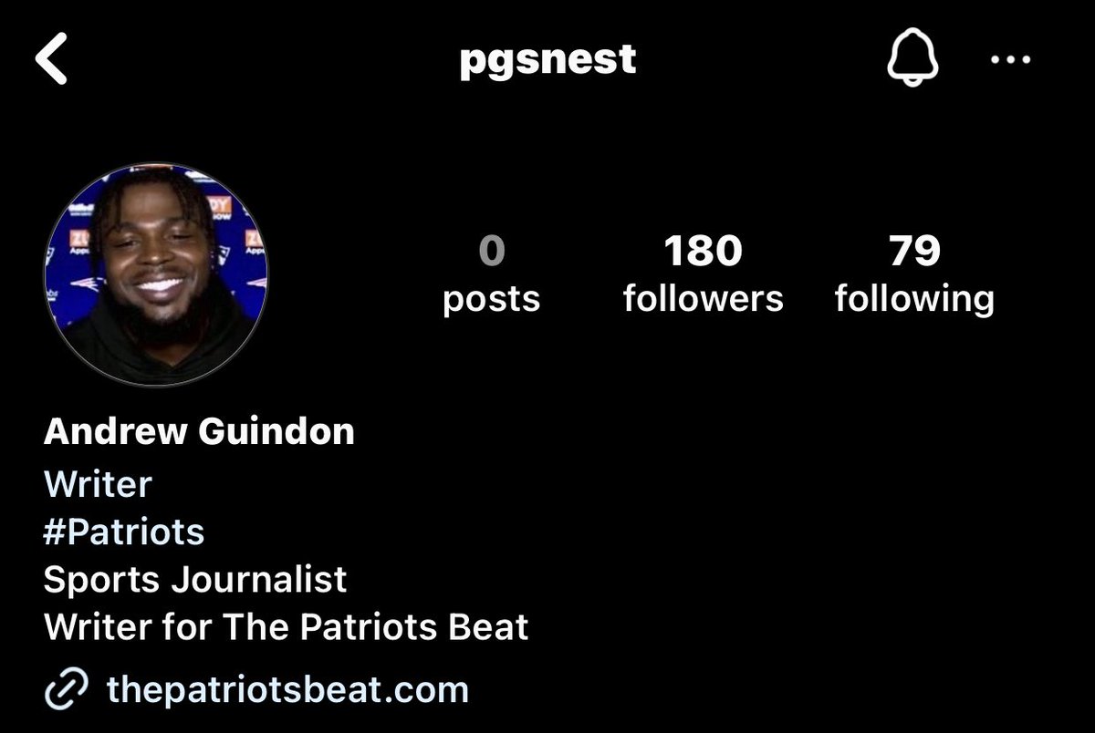 I will be expanding my #Patriots coverage to Instagram in the near future. My handle is (@)pgsnest.