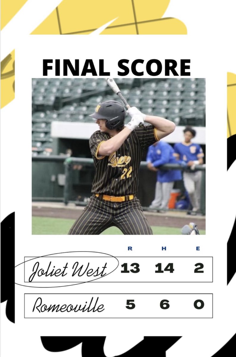 Tigers win 13-5. Josh Prosise pitched 4 1/3 with 4Ks. Owen Young 2-4 HR and 3RBIs. Jimmy Anderson 2-4 HR, 2B, and 2RS. Peyton Barborek and Matt Marchiniak each had 2RBIs. Christian Chignoli scored 3 times. Tigers improve to 23-4 and 7-0 in conference. #setthetone #4marco