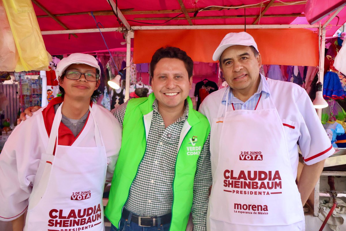 Estamos haciendo mucha campaña por @Claudiashein, para que sea la próxima Presidenta de México.