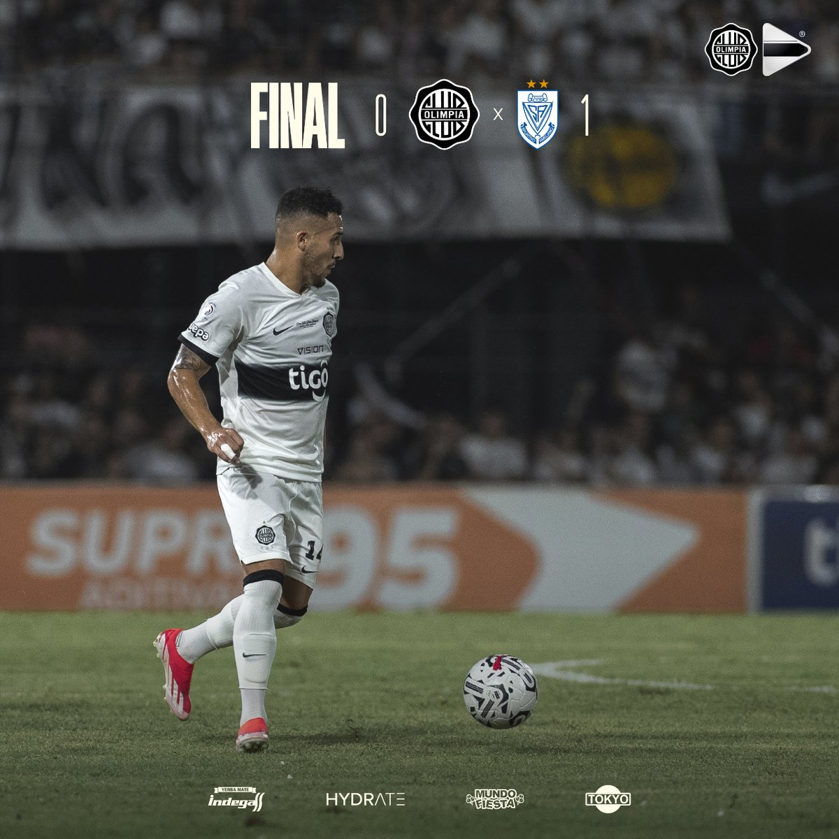 Derrota ante Sportivo Ameliano en Para Uno.

#SoyDelOlimpia ⚪️⚫️⚪️