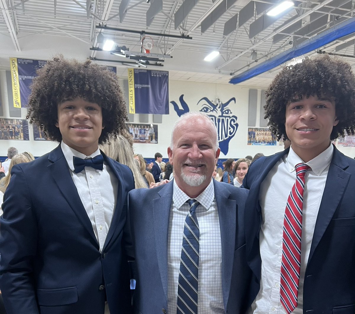 Mark Holcomb (@footballholcomb) on Twitter photo This is what Coaching & Teaching is all about. Relationships with great young men! Honored to spend time with Xander Loncar @ the Corrigan-Faircloth Scholarship dinner & to present <a href="/ngraves_/">Nicholas Graves</a> and <a href="/patrickagraves/">Patrick Graves</a> with their Class Rings at Bishop McGuinness. Eyes on the prize! This is what Coaching & Teaching is all about. Relationships with great young men! Honored to spend time with Xander Loncar @ the Corrigan-Faircloth Scholarship dinner & to present <a href="/ngraves_/">Nicholas Graves</a> and <a href="/patrickagraves/">Patrick Graves</a> with their Class Rings at Bishop McGuinness. Eyes on the prize!