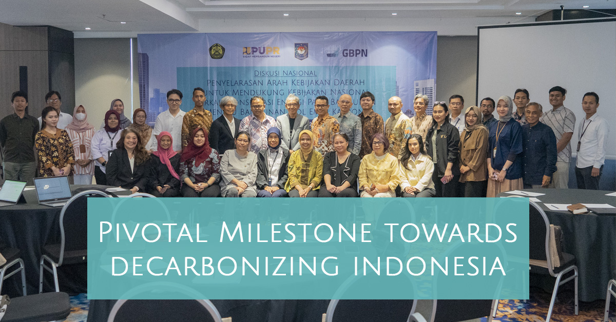A significant leap forward in decarbonizing Indonesia’s buildings sector - GBPN-led project collected valuable insights on how to effectively tailor energy efficiency solutions to local regions. Read here zurl.co/MCtX

#GreenBuildings #BuildingsPolicy
