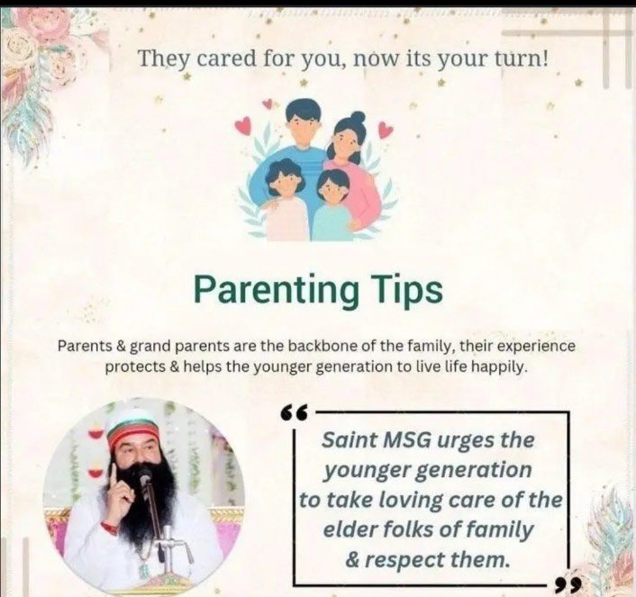 Today kids and parents relation become weak due to not given time to our childrens. Saint Ram Rahim encourages parents to spend time with their children, so that these children can grow in the right direction in life. #ParentingTips