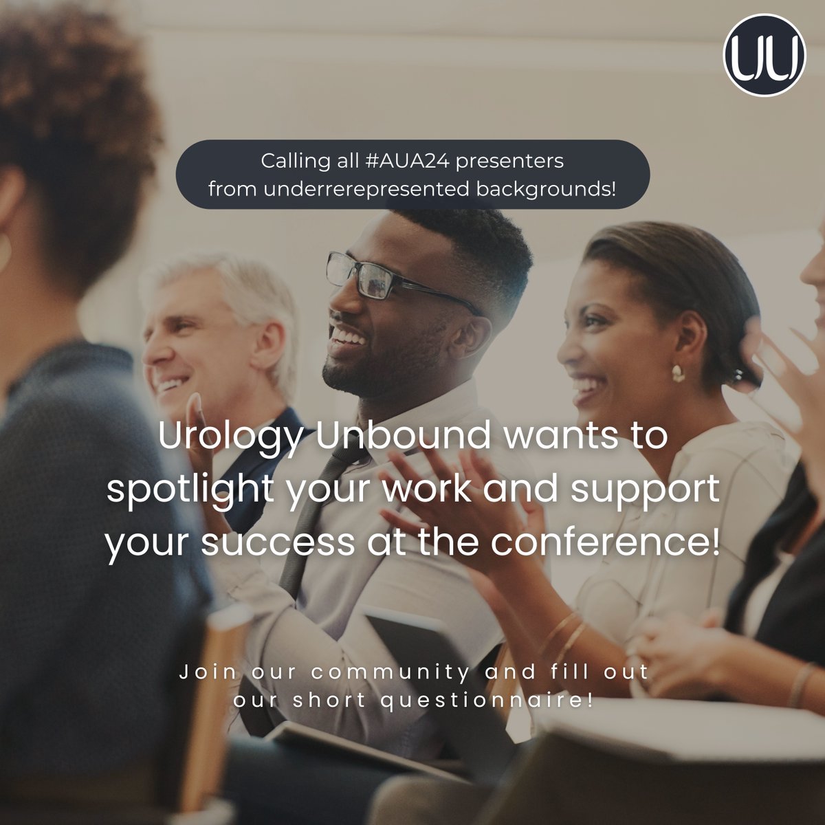 Calling all underrepresented minorities presenting at #AUA24! We'll be announcing all presentations from our community to our entire members, boosting your visibility at the conference! Get listed: Join us & fill out survey through link in bio. @AmerUrological @rfrankjones_uro