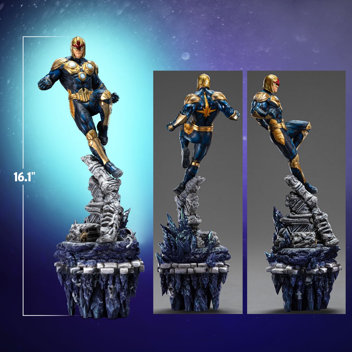 NOVA (1:10 Statue)🌟☄️
*PRE-ORDER*
EE▶️(ee.toys/WCWGSQ)
SSC▶️(shrsl.com/4id2o)

#Marvel #MarvelComics #Nova #NovaCorps #GuardiansOfTheGalaxy #IronStudios #CollectibleStatues