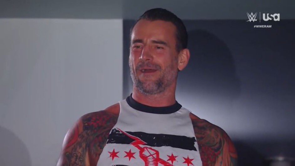 PUNK IS ACTUALLY ON LIVE TV THIS TIME #WWERaw