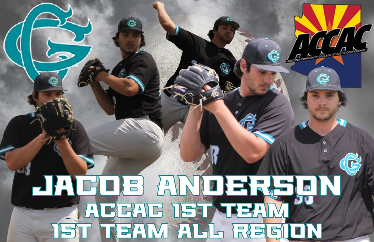 Jacob Anderson has been named 1st Team All ACCAC. @jandersonbsbl led the conference in K’s with 75 in conference, 93 on the season. He finsiehd with a conference ERA of 2.44 and a WHIP of 1.37.