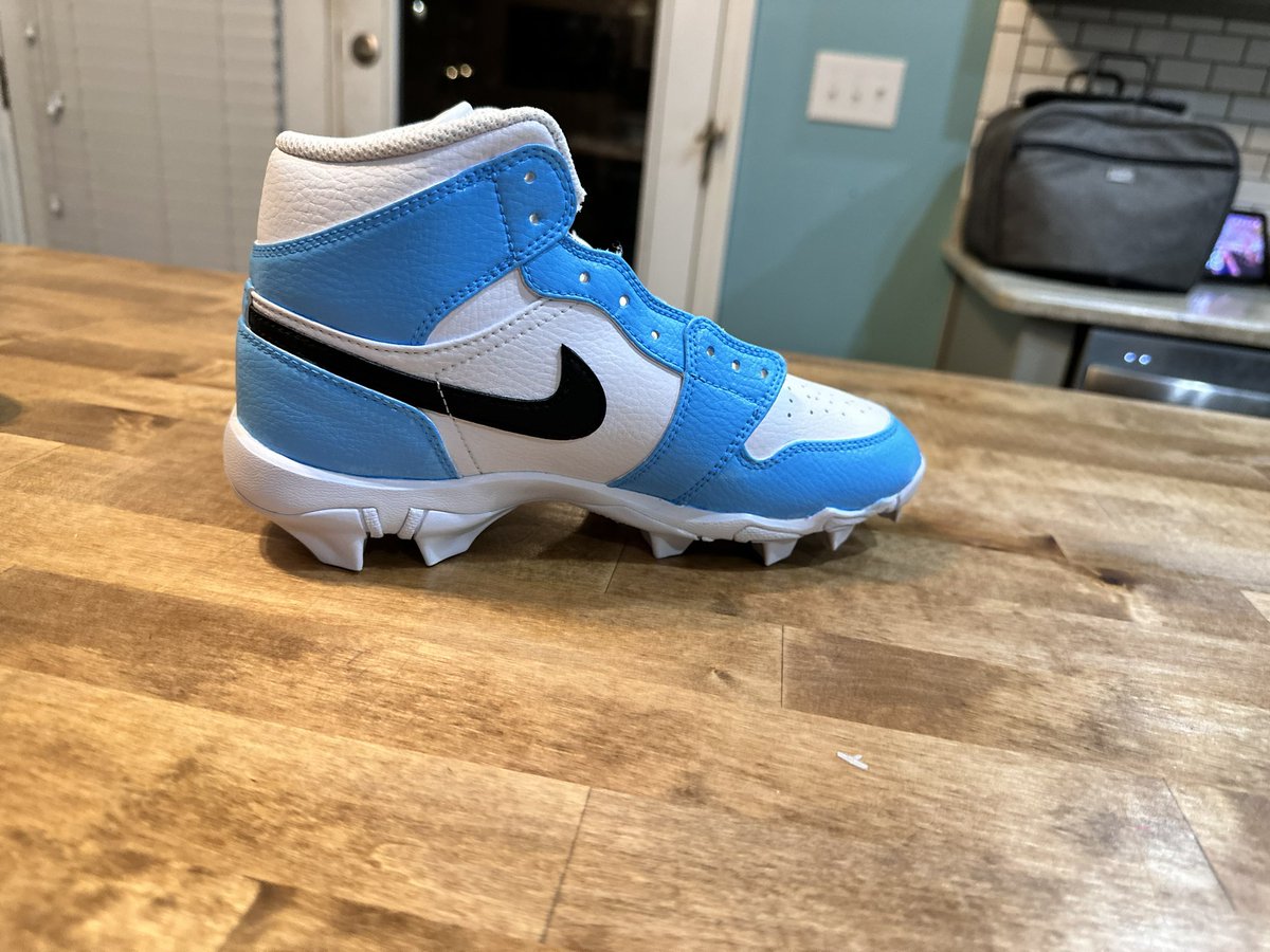 Starting my next project #jordan #jordan1 #littleleague #travelball #custom #customshoes #customcleats