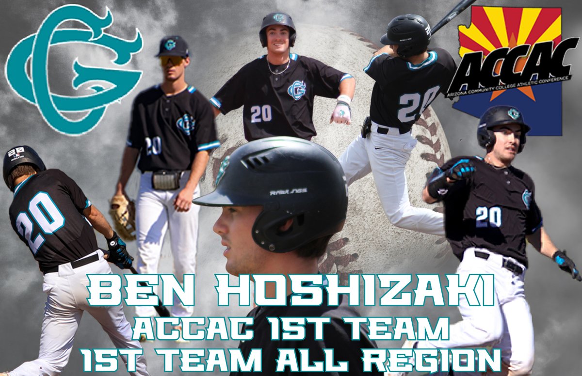Ben Hoshizaki has been named 1st Team All ACCAC. <a href="/BenHoshizaki/">Ben Hoshizaki</a> hit .356 and led the conference in Stolen Bases with 26 in conference play. He was also a defensive standout, fielding .990 on the season.