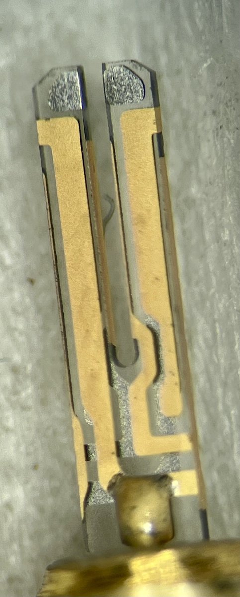 Spent my day gold plating quartz tuning forks. Fun!! #chemistry