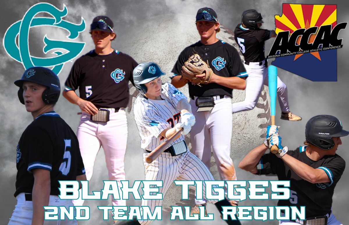 Blake Tigges has been named 2nd Team All Region. @blake_tigges finished the season with an OBP of .500, finishing 4th in the conference. He hit .329 with 10 2B’s and walking 21 times. He was a standout defensively for the Yotes in the infield.
