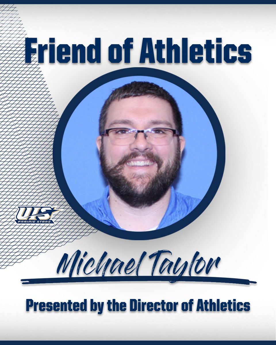 ⭐FRIEND OF ATHLETICS - Presented by the Director of Athletics⭐ Michael Taylor ➡️ Office of Electronic Media #WeAreStars