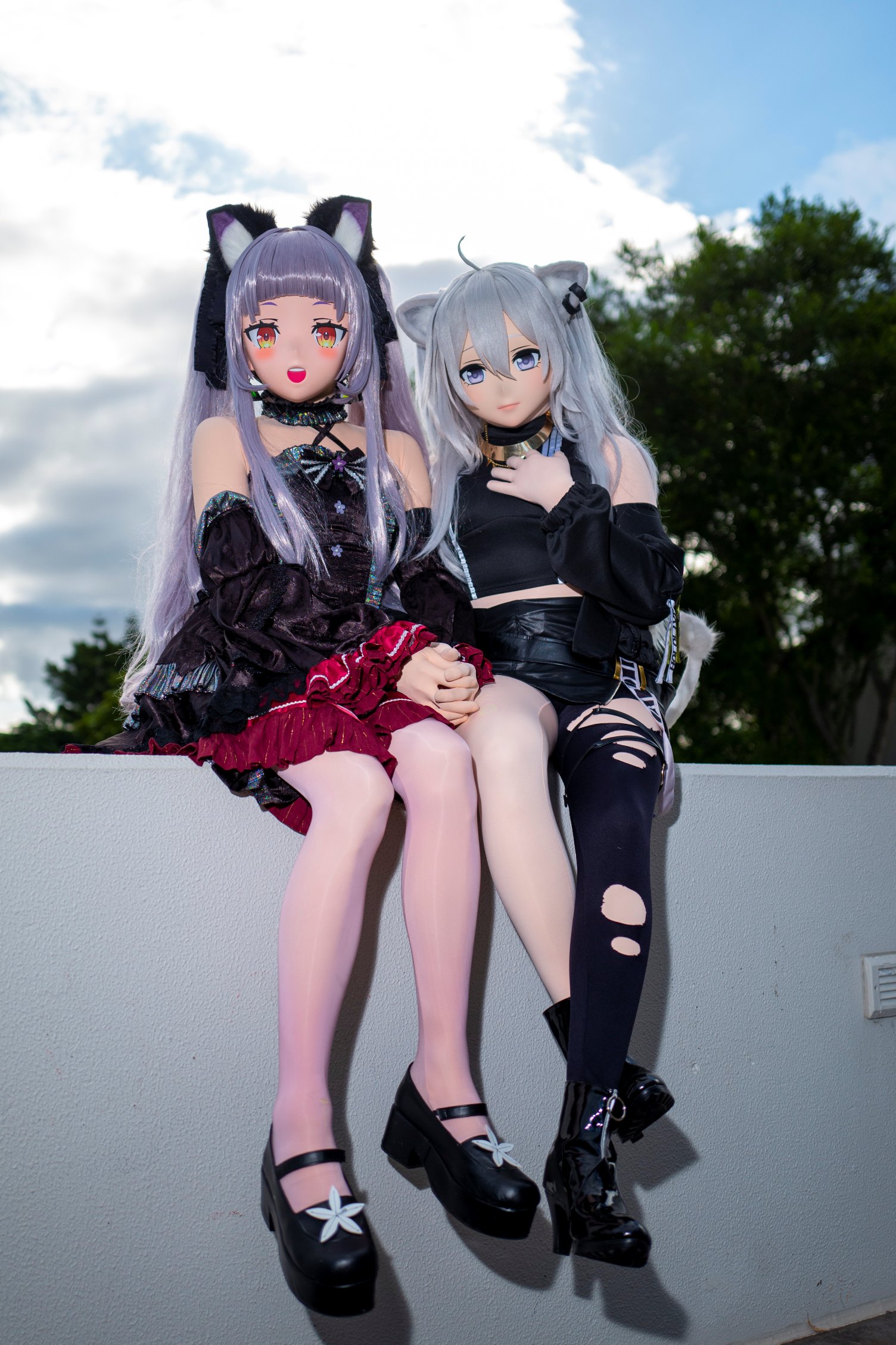 鍵付き・全頭面】紫咲シオン 着ぐるみ マスク kigurumi ホロライブ