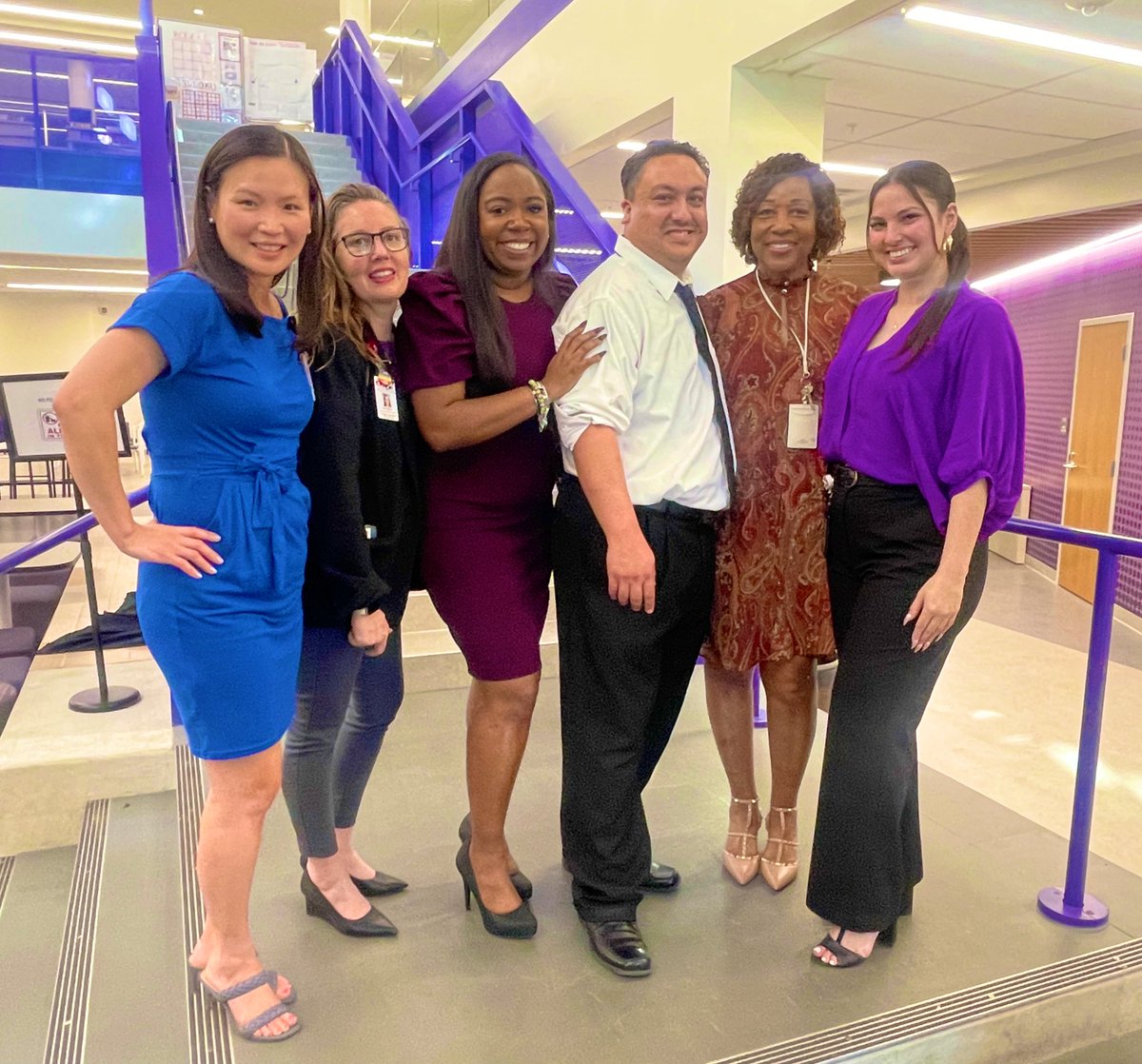 It was such a grand evening welcoming home, Executive Principal Sheila Henry. Vertical team principal @JoseLMejia452 from @GusGarciaYMLA is always in the building showing support! #JagNation💜