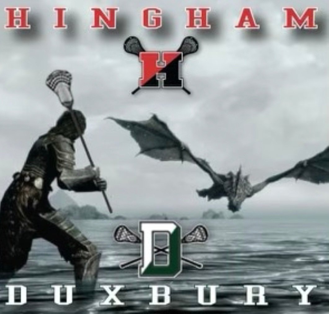 Hingham vs Duxbury Always a good one when these 2 Patriot League rivals get together! Tomorrow - April 30th @ 4pm - Hingham High School @BConn63 @GlobeSchools @sports_ledger @nweitzer7 @DavidWolcott1 @bostonlaxnet @BostonHeraldHS