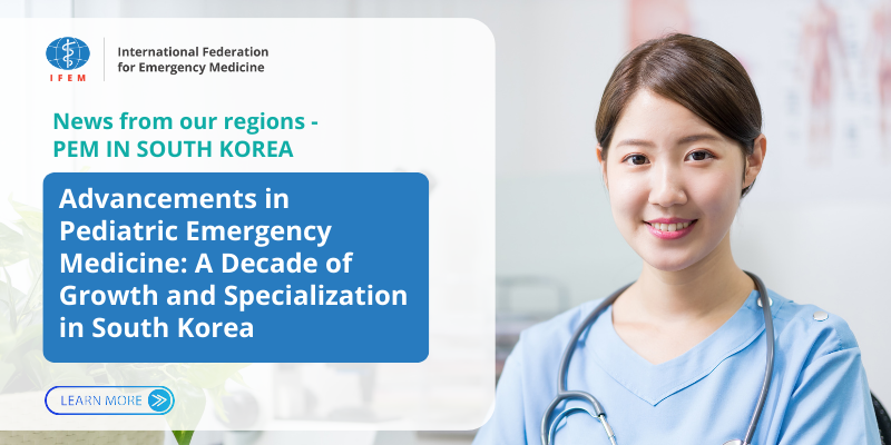 South Korea is making significant strides in the field of pediatric emergency medicine. The tragic incident in 2010, where a 4-year-old child lost their life due to a delayed diagnosis of intussusception, catalyzed the specialization of PEM. Read more: ifem.cc/news_from_our_…