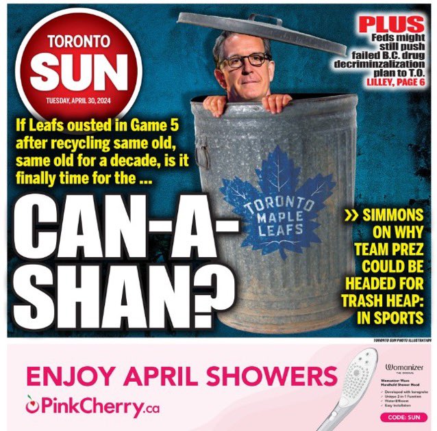 The @MapleLeafs are in trouble. Coach Sheldon Keefe is in trouble. The overly spoiled players are once again coming up short — why tomorrow night could be the end of the line for Brendan Shanahan via @simmonssteve #NHLPlayoffs #LeafsForever torontosun.com/sports/hockey/…
