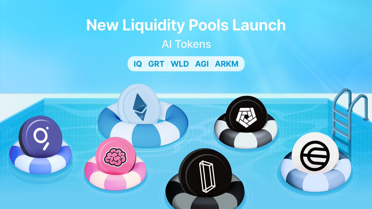 📢 AI New Theme Liquidity Pools Launch D-2 📢 Get ready for the launch of new liquidity pools for the AI-powered tokens $IQ, $GRT, $WLD, $AGI, and $ARKM, offering attractive APRs. 🚀 Get ready for LP and Swap! 📈🔄 onelink.to/5ynn8k #NEOPIN #AI